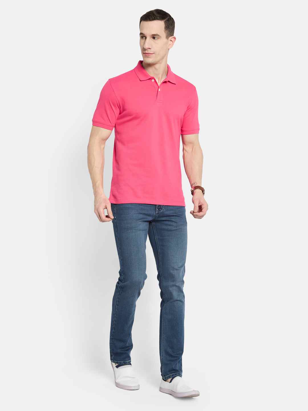 Octave Men Polo Collar T-shirt