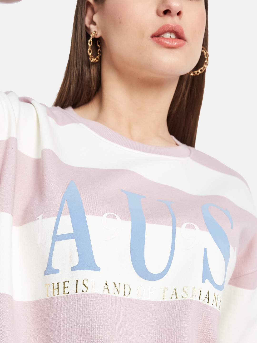 METTLE Women Colourblocked Sweatshirt