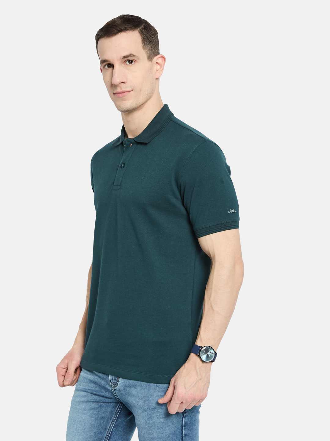 Octave Men Polo Collar T-shirt