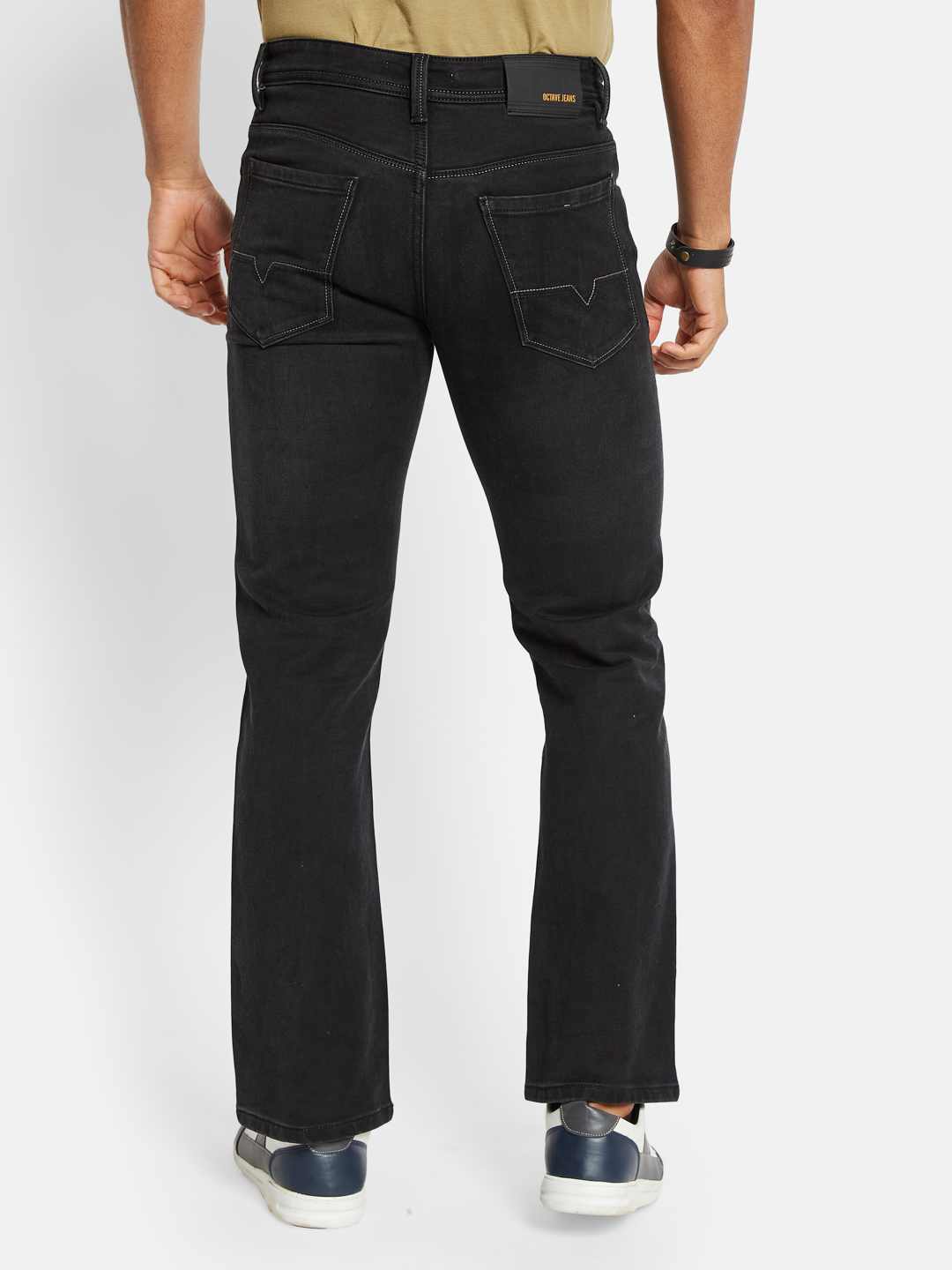 Octave Men Bootcut Stretchable Jeans