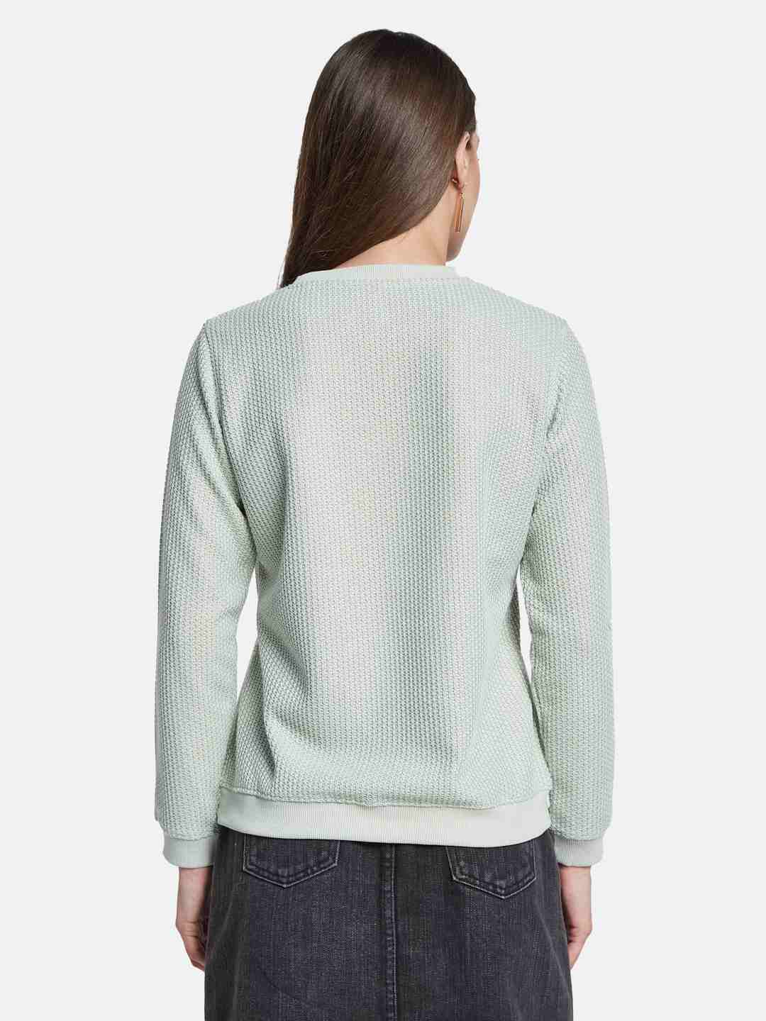 METTLE Women Round Neck Regular Sweatshirt