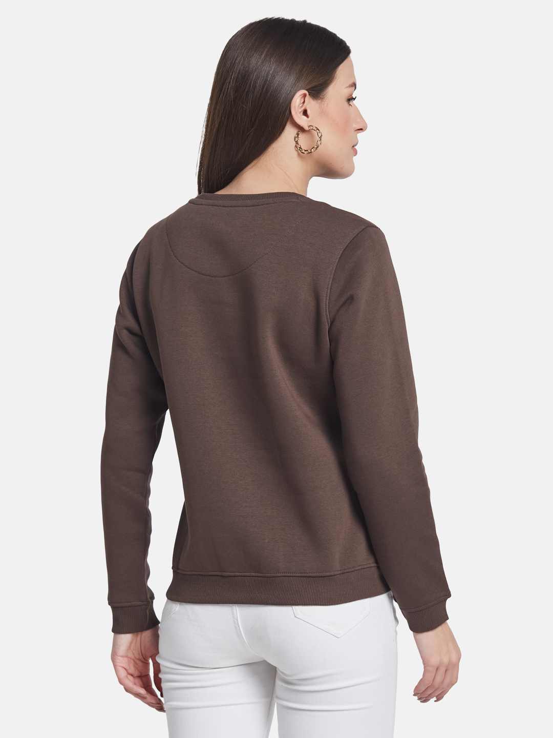 METTLE Women Round Neck Sweatshirt
