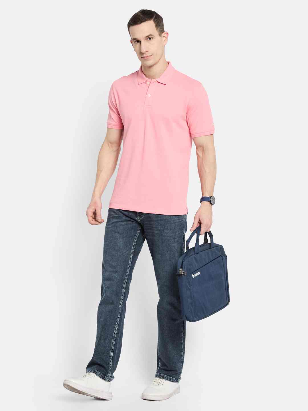 Octave Men Polo Collar T-shirt