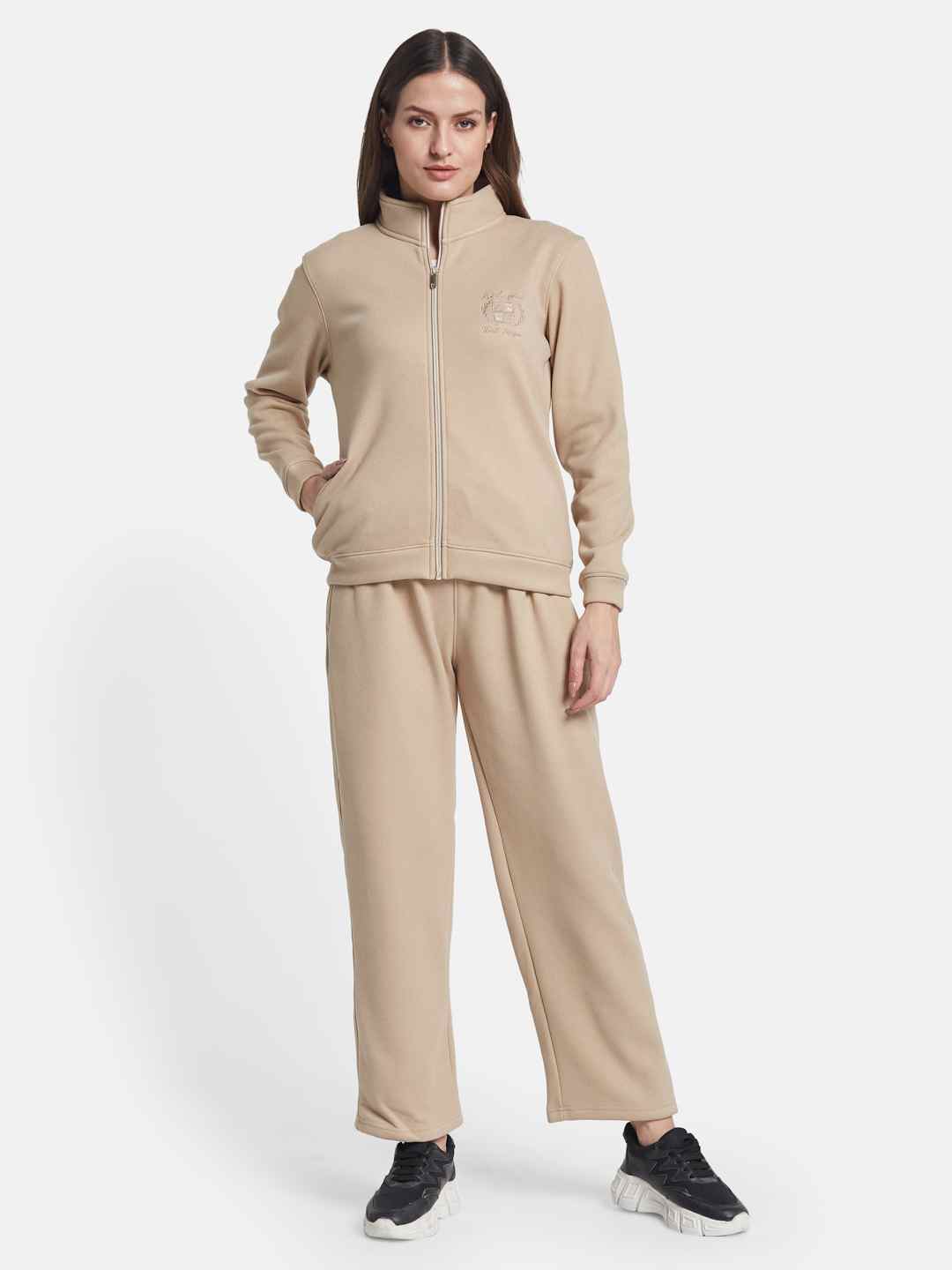 Mettle Women Solid track Suits