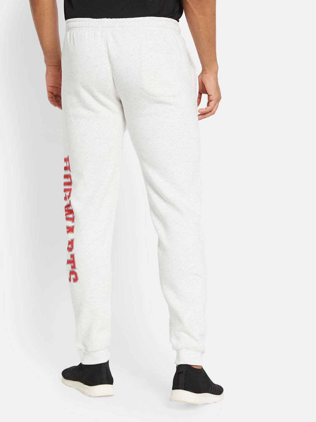 Octave Men Cotton Mid Rise Casual Solid Jogger