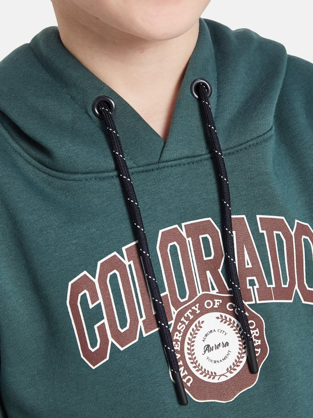 Octave Boys Typography Printed Hooded Tracksuits