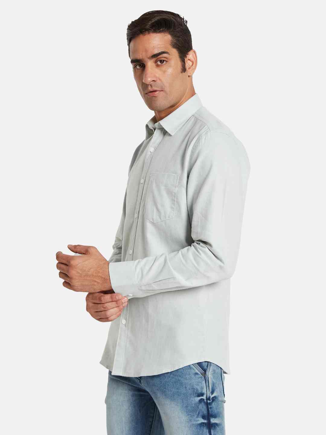 METTLE Men Opaque Casual Shirt