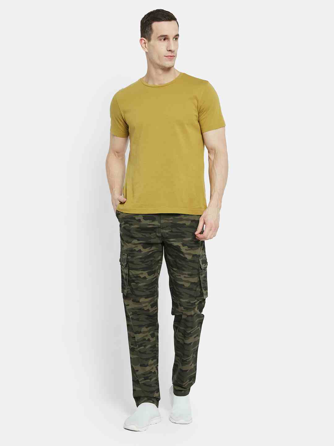 Octave Men Printed Cotton Track Pant