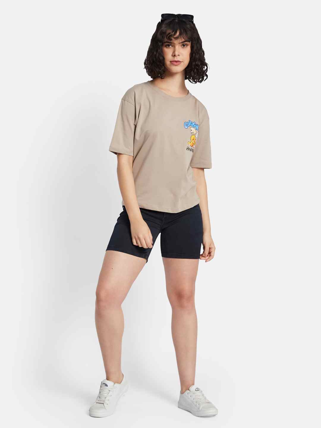 METTLE Women Printed T-shirt