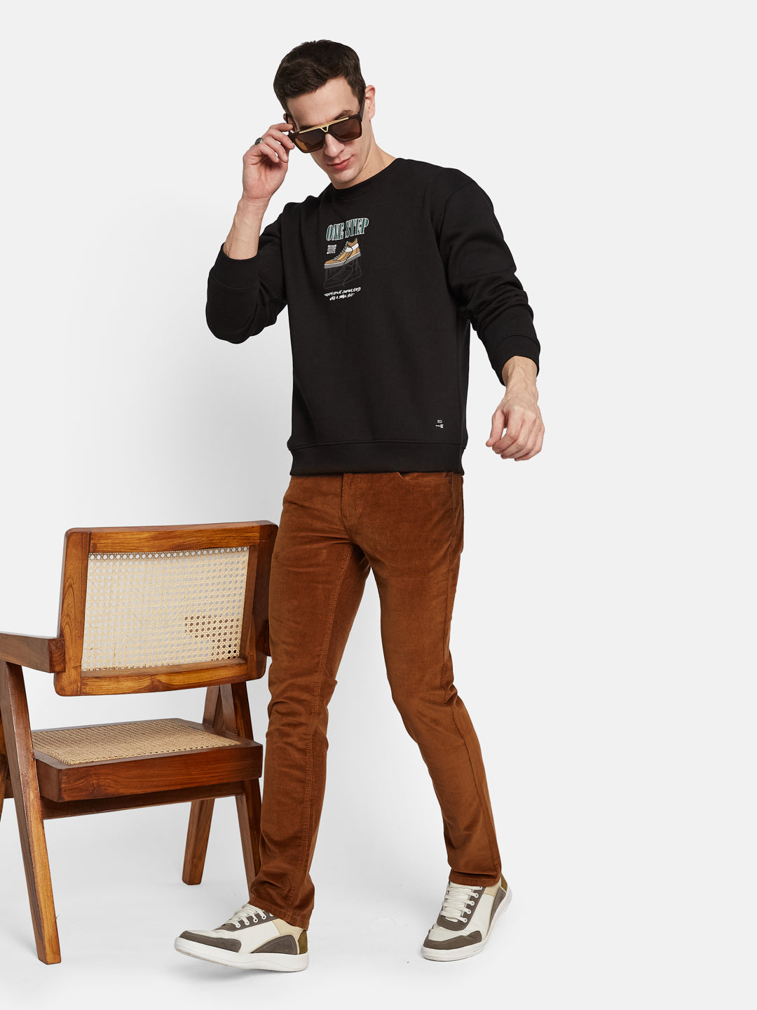 Octave Men Printed Sweatshirt