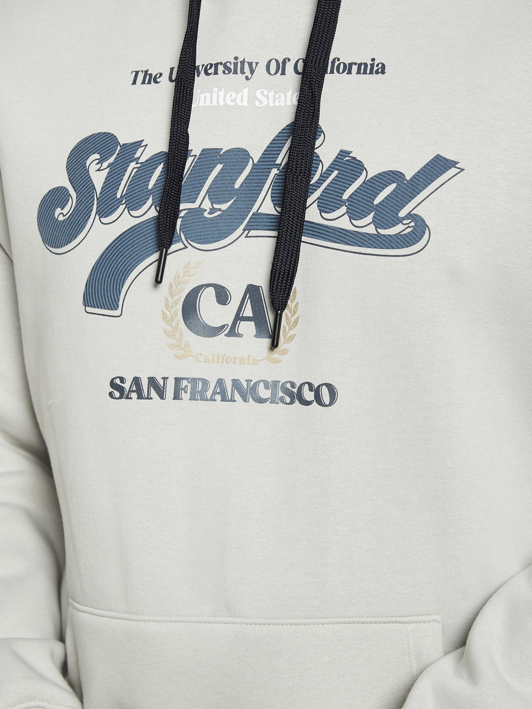 Octave Men Printed Hooded Sweatshirt