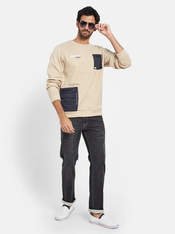 Octave Colourblocked Marvel Fleece Sweatshirt