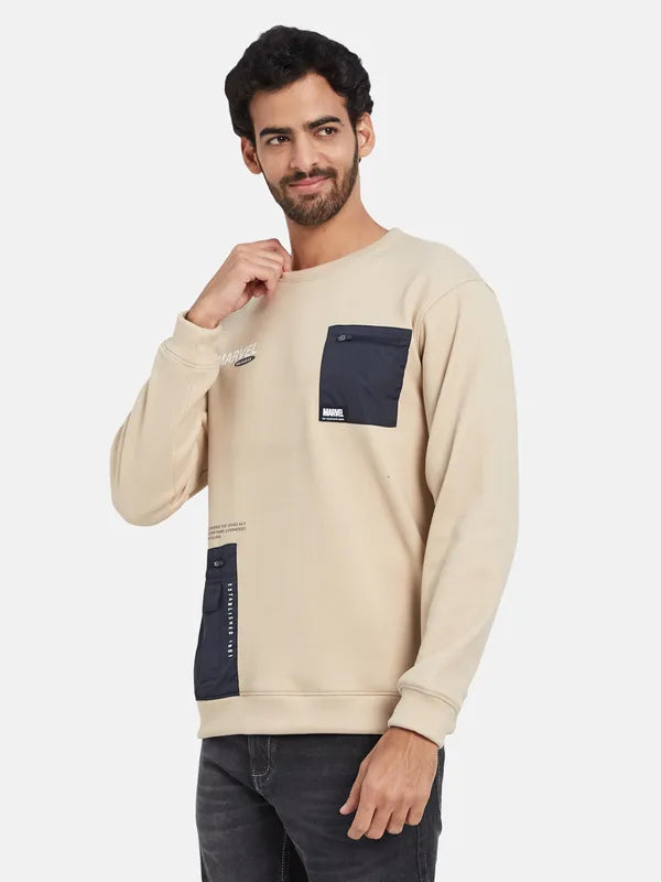 Octave Colourblocked Marvel Fleece Sweatshirt