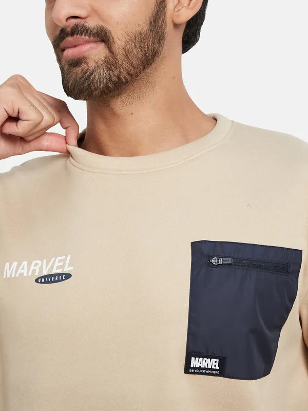 Octave Colourblocked Marvel Fleece Sweatshirt