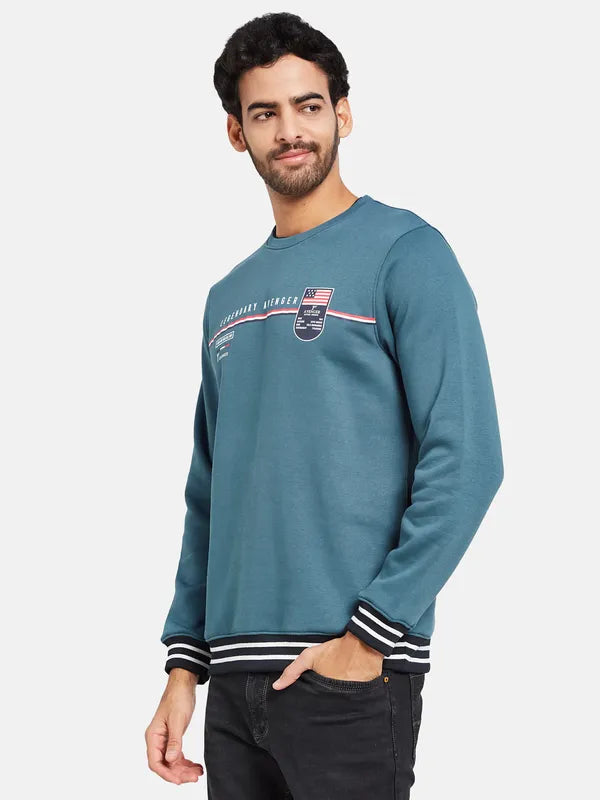 Octave Men Blue Sweatshirt