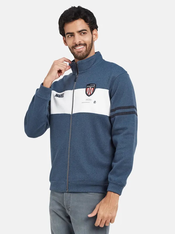 Octave Captain America Printed Fleece Sweatshirt