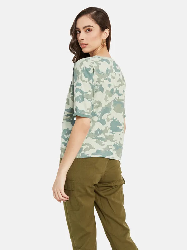 Marvel Camouflage Print T-Shirt