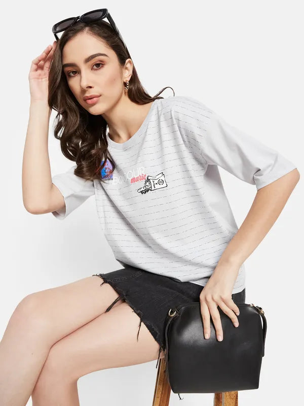 Disney  Marie Cat  Print T-Shirt