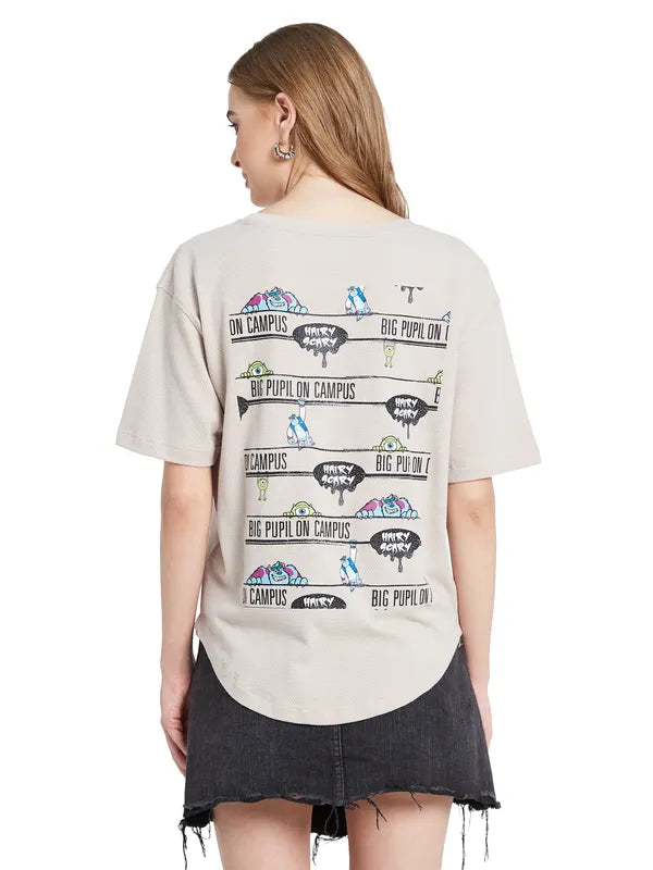 Mettle Women V-Neck Extended Sleeves Pockets T-Shirt