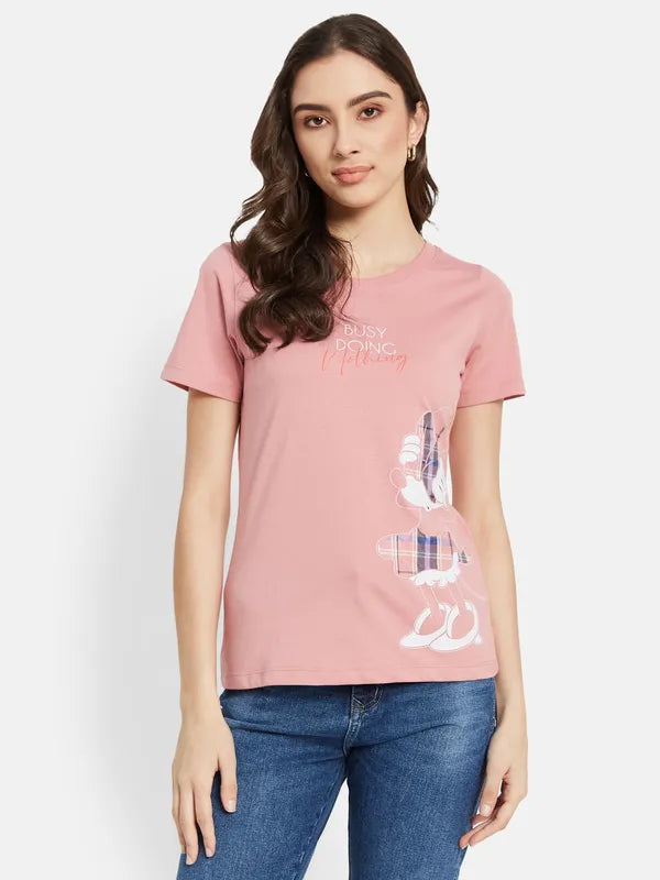Disney  Minnie Print T-Shirt