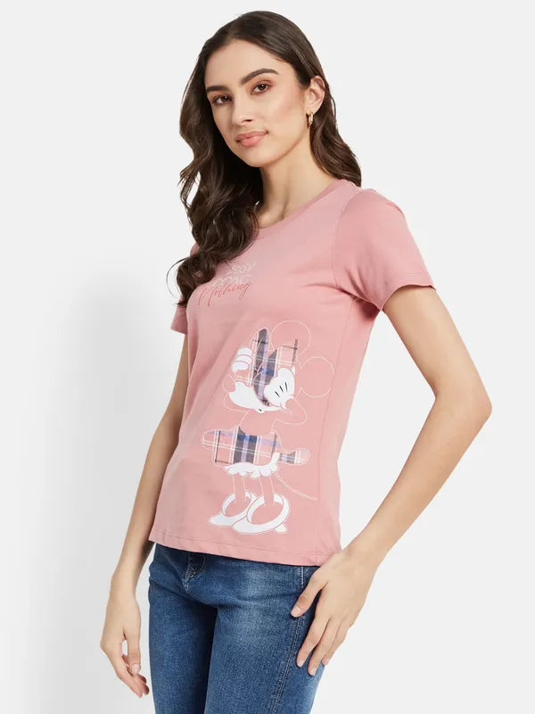 Disney  Minnie Print T-Shirt