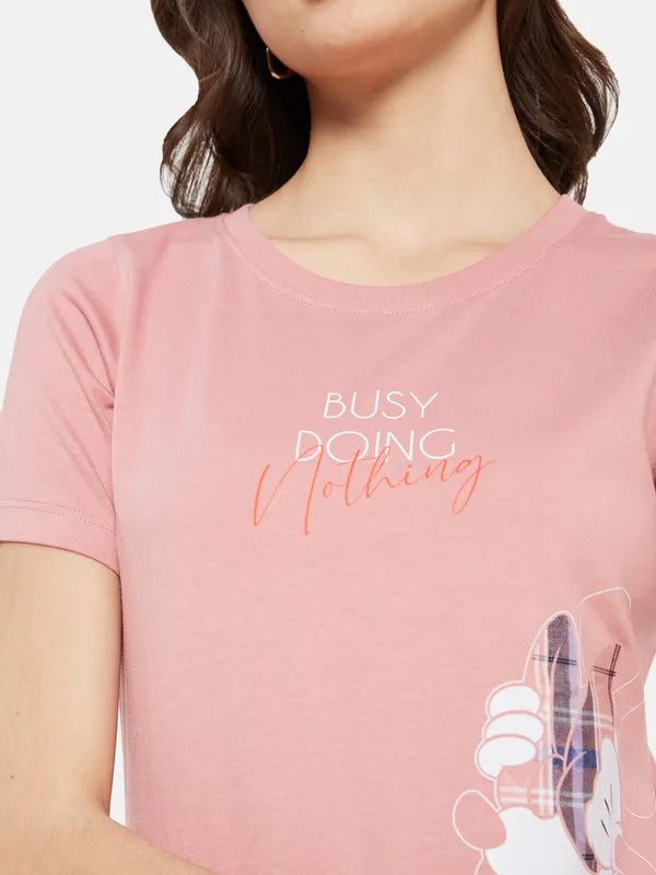 Disney  Minnie Print T-Shirt