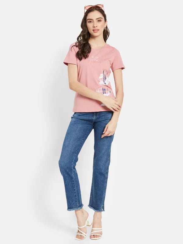 Disney  Minnie Print T-Shirt