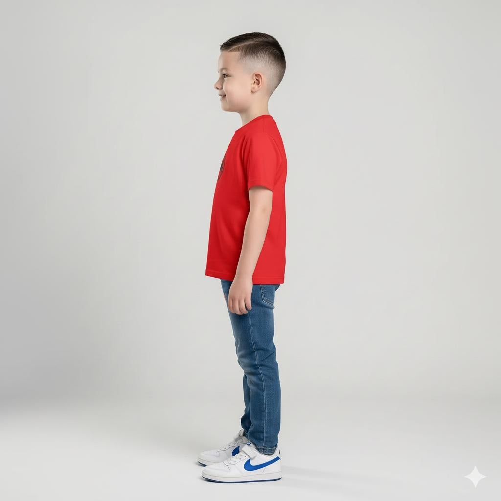 Boys Cotton Graphic Printed T-shirt