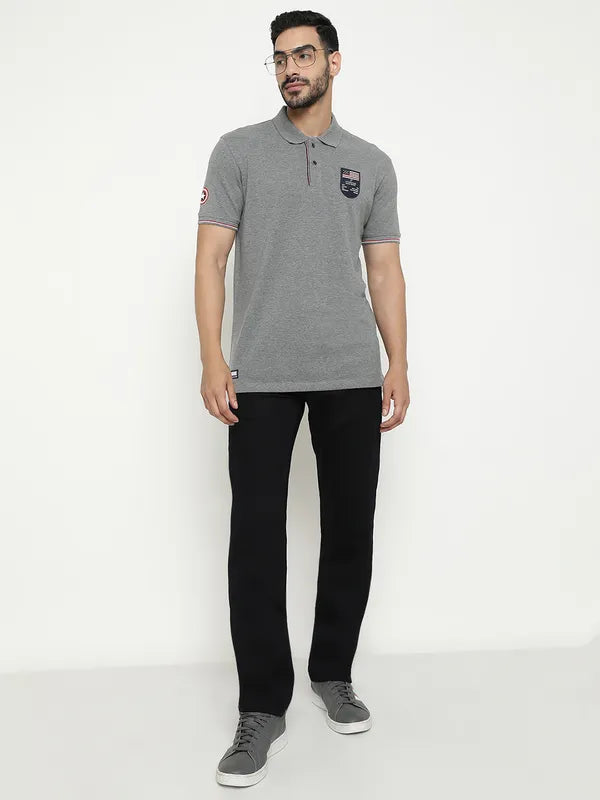 Regular Fit Badge Polo T-Shirt