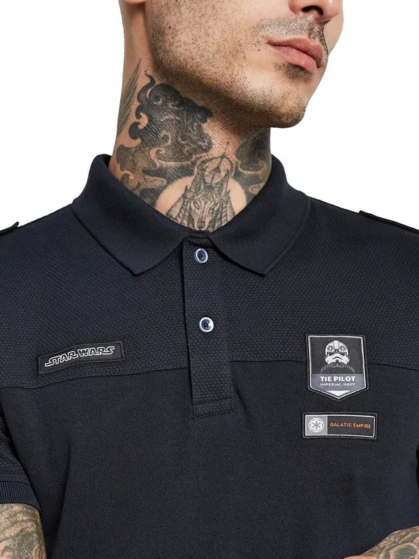 Octave Star Wars Polo Collar Pure Cotton T-Shirt