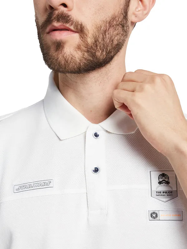 Octave Star Wars Polo Collar Cotton T-Shirt