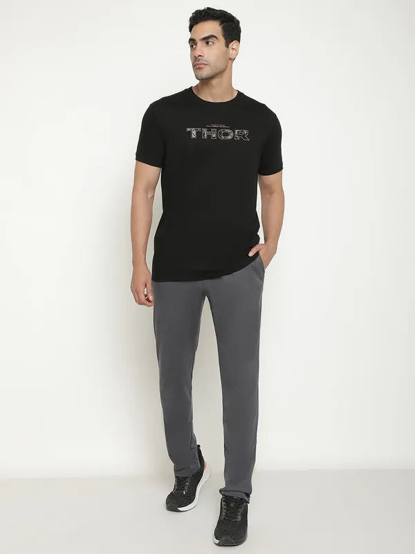 Octave Typography Printed Cotton Casual T-Shirt