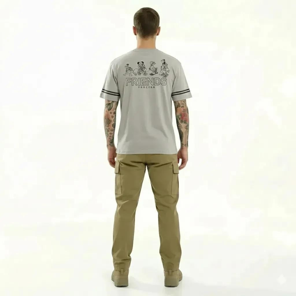 Men Printed Pockets T-shirt