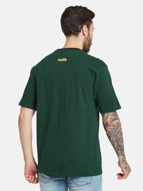 Octave Men Typography Printed Round Neck T-Shirt