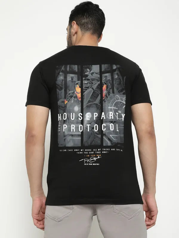 Iron Man Print T-Shirt