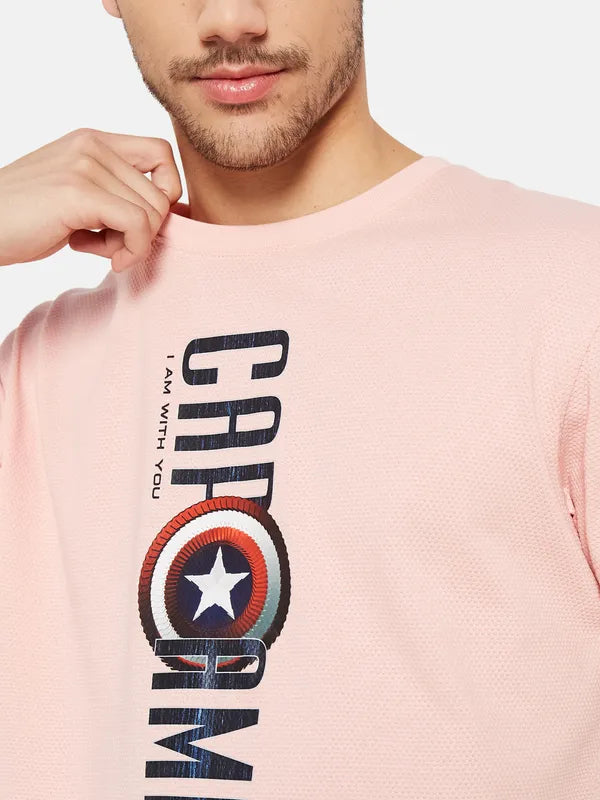 Marvel Captain America Typographic Print T-Shirt