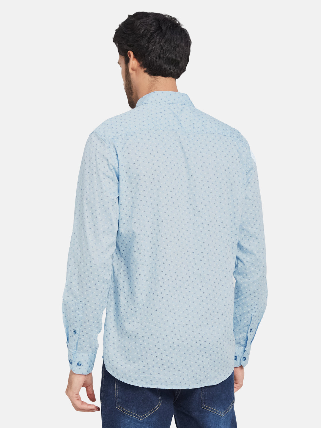 Mettle Floral Printed Cotton Casual Shirt