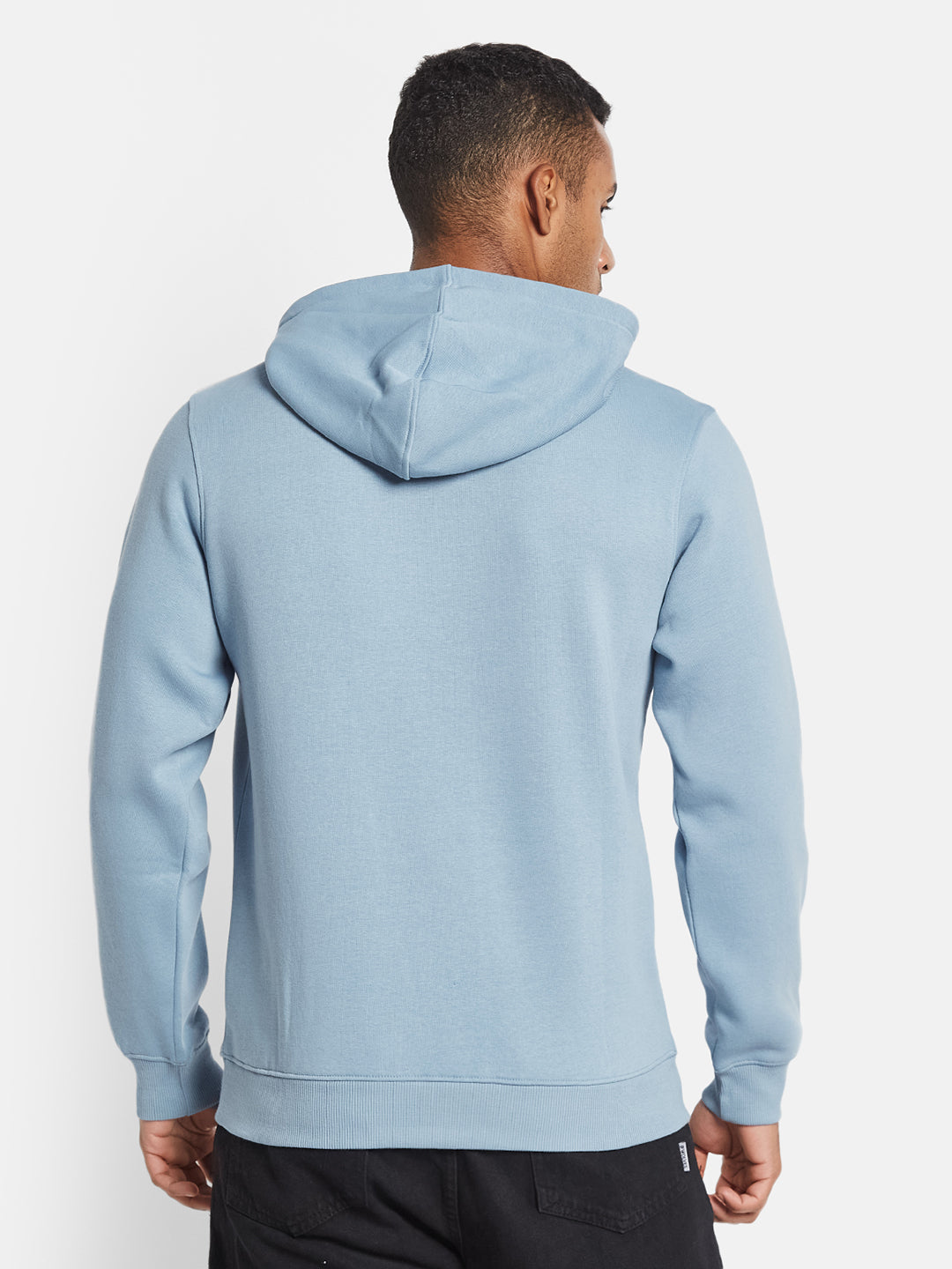 Octave Men Printed Hooded Sweatshirt