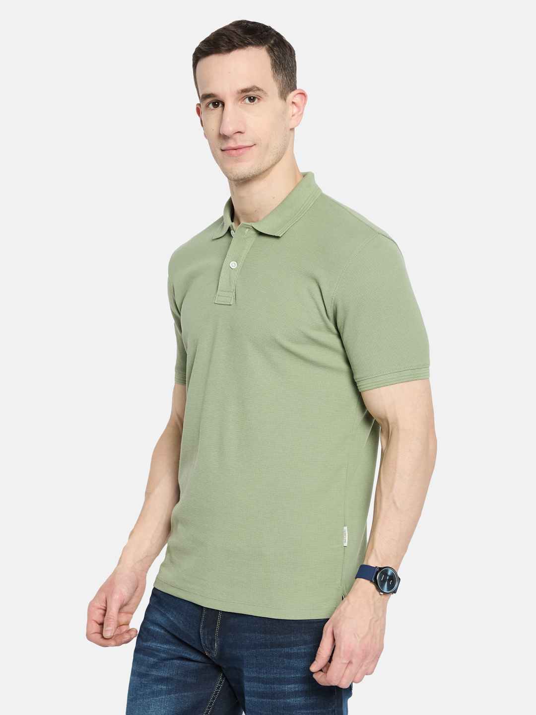 Octave Men Polo Collar T-shirt