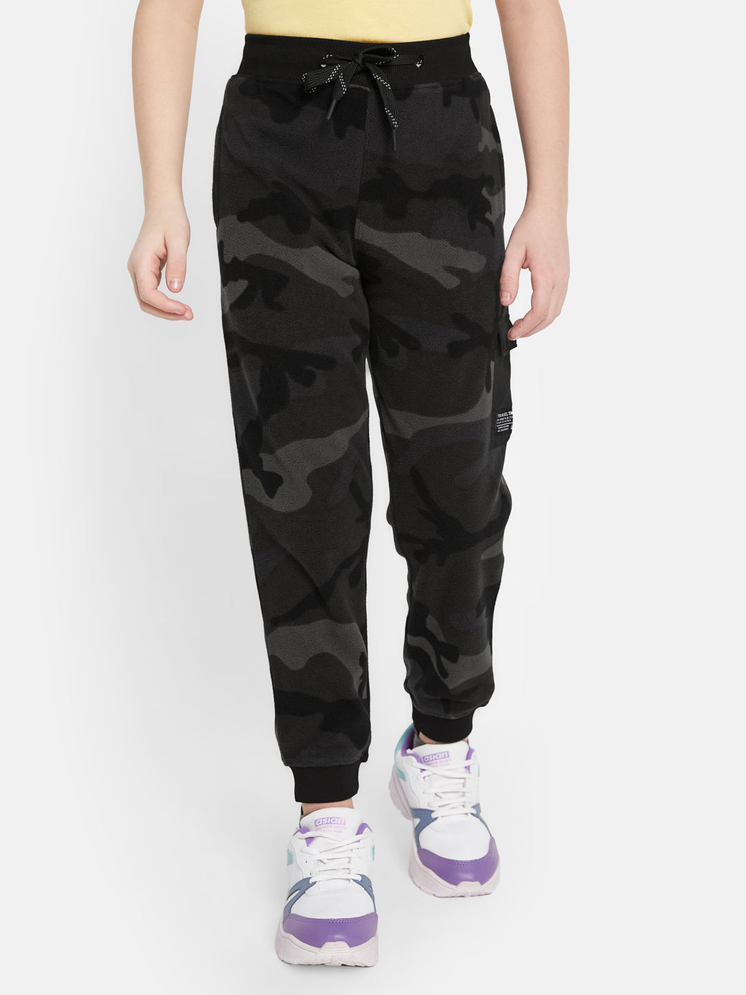 Octave Boys Printed Fleece Joggers