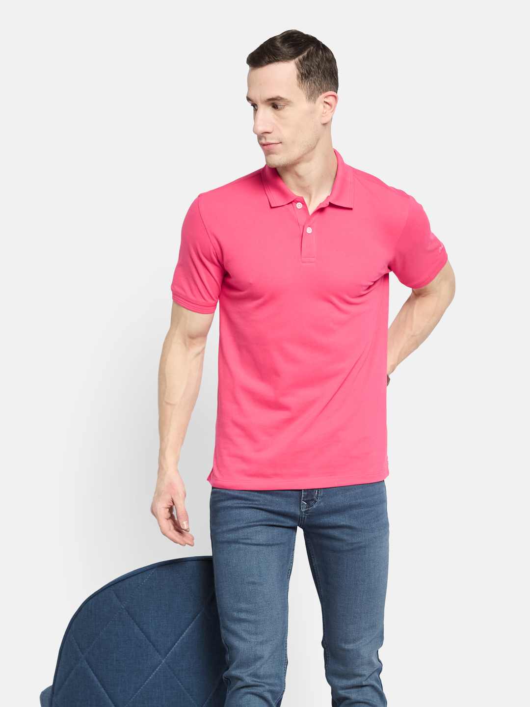 Octave Men Polo Collar T-shirt