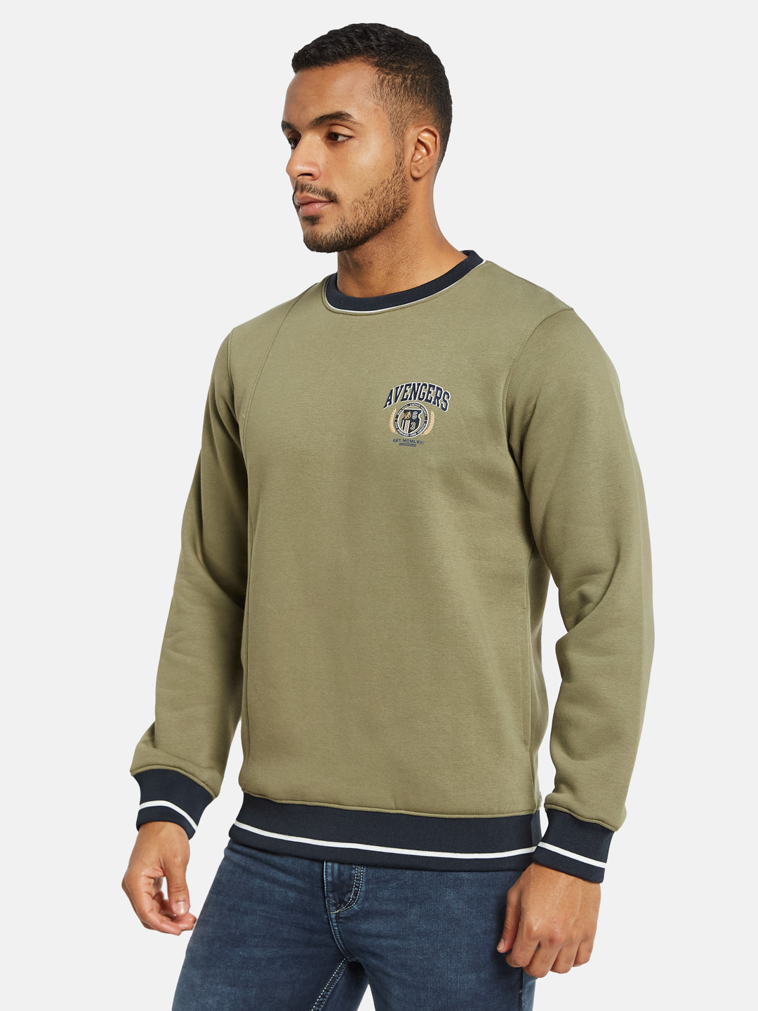 Octave Men Printed Sweatshirt