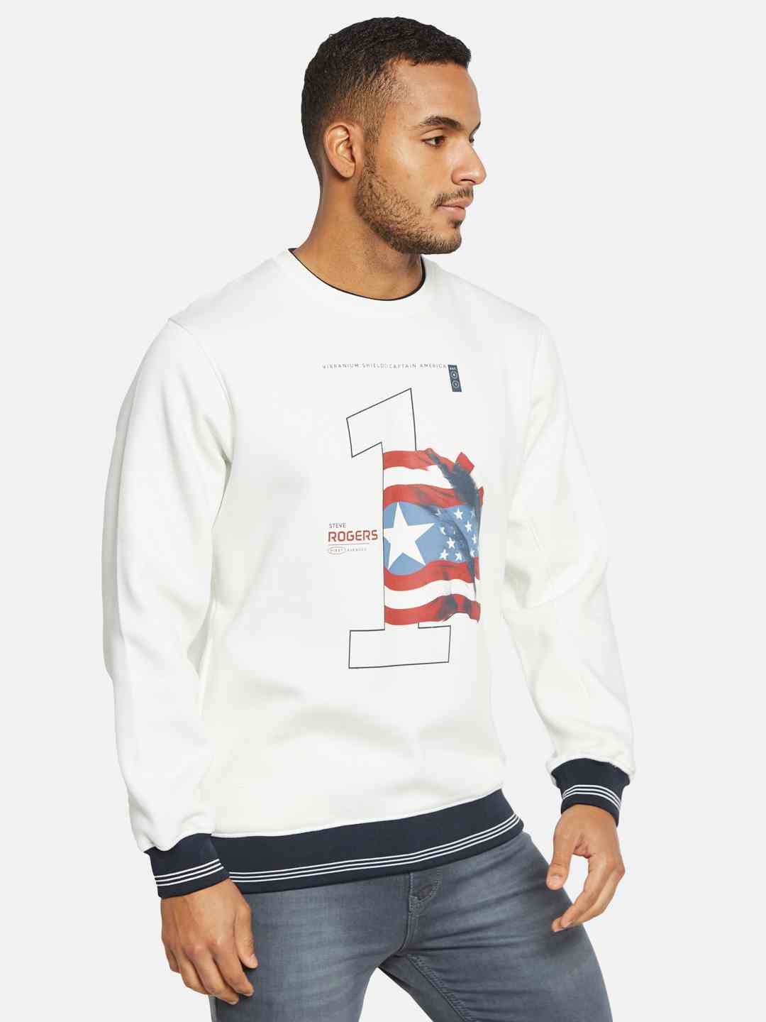 Octave Men Printed Sweatshirt