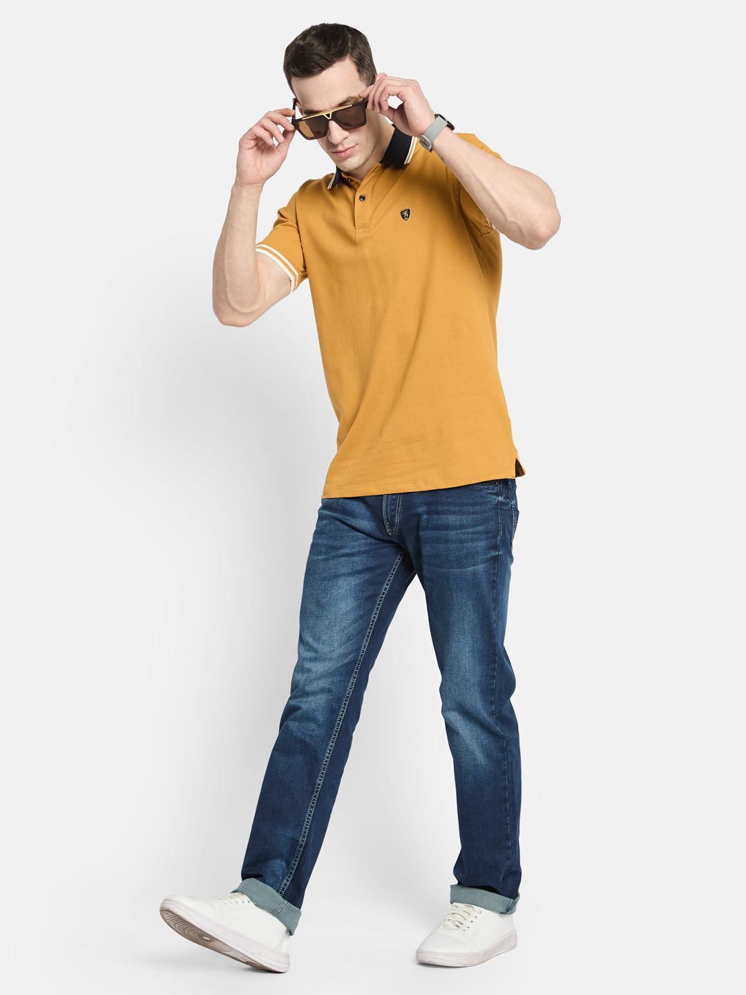 Octave Men Polo Collar T-shirt