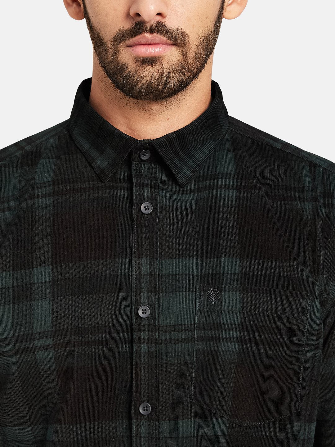 Mettle Tartan Checked Cotton Casual Shirt