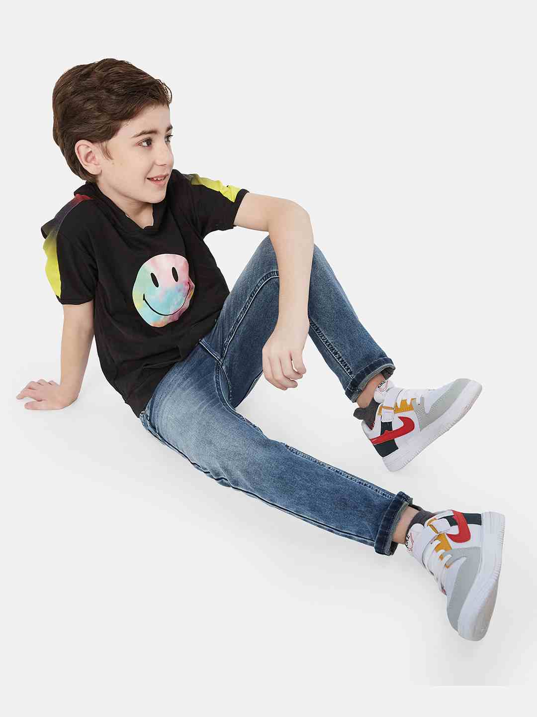 Octave Boys Heavy Fade Clean Look Stretchable Jeans
