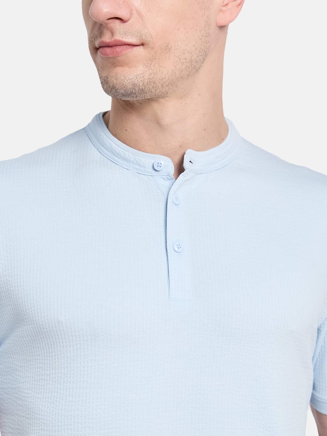 Octave Men Mandarin Collar T-shirt