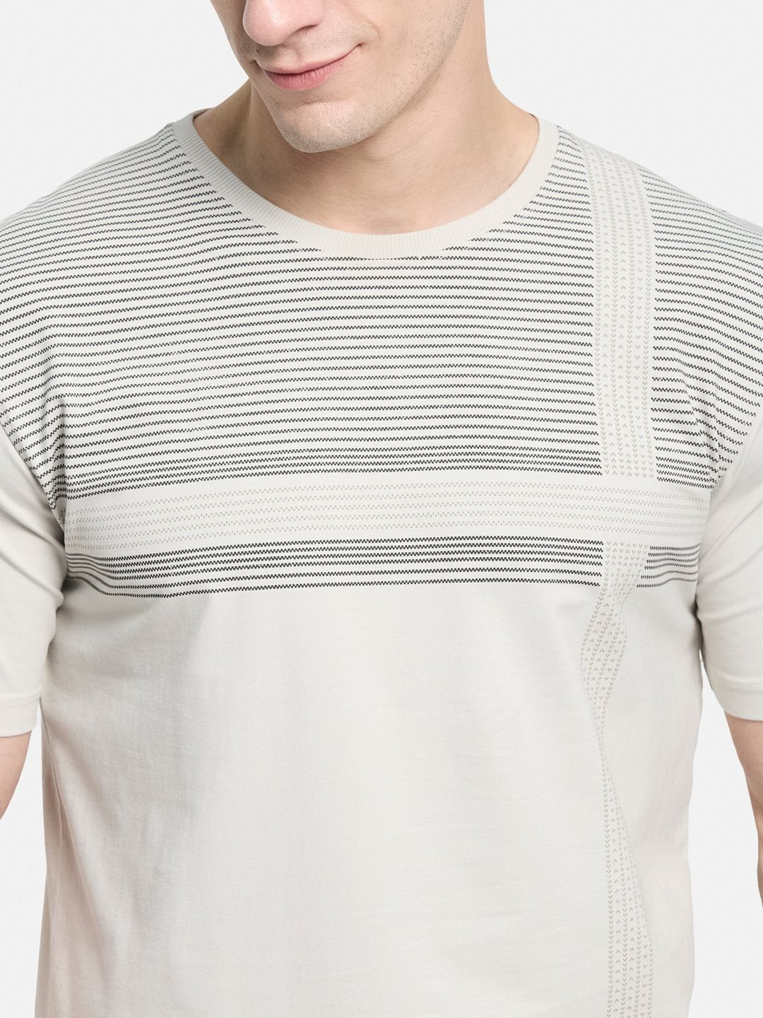 BODY CHECK PRINT SINGLE JERSEY KNITLYCRA T-SHIRT