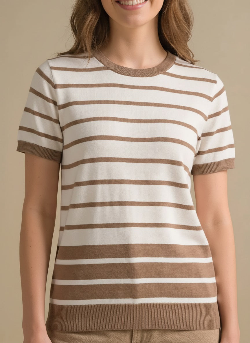 Women Striped T-shirt