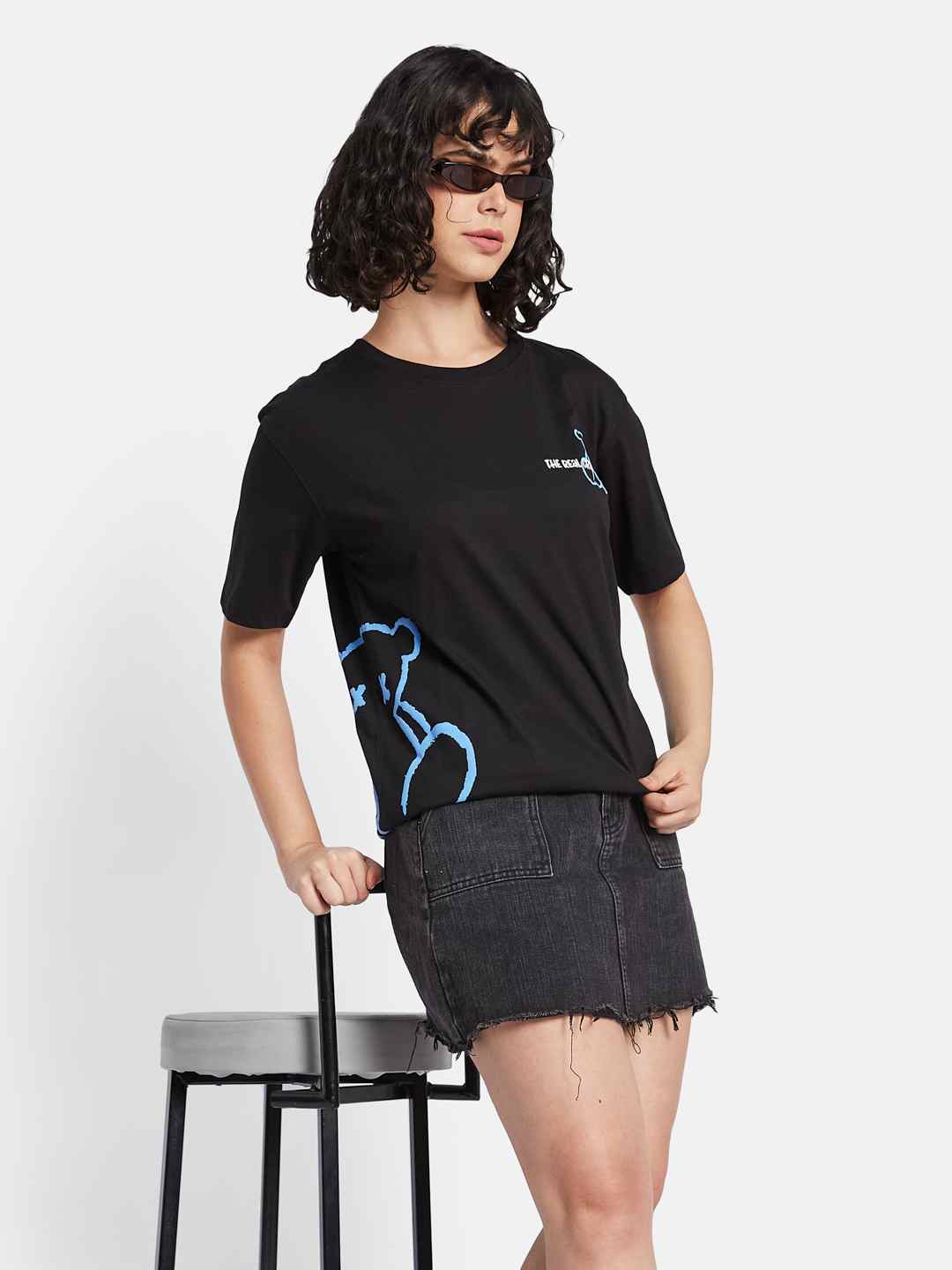 METTLE Women Printed T-shirt